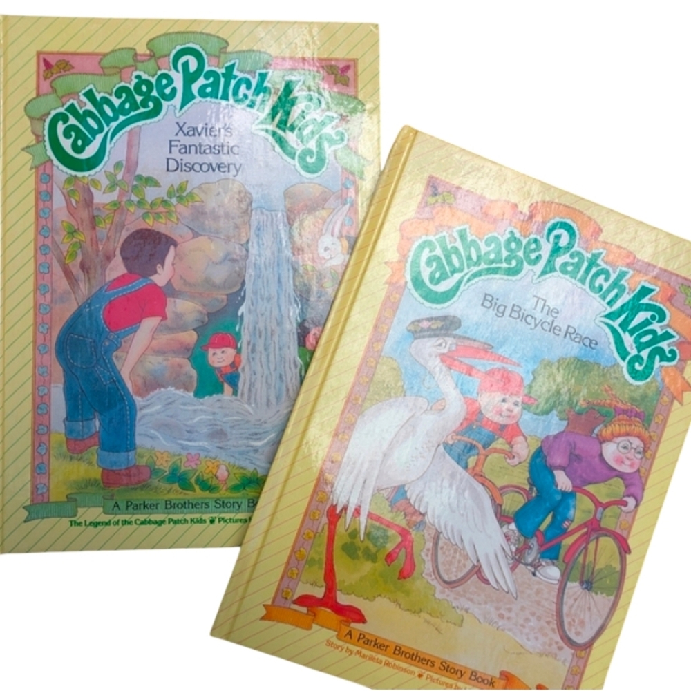 🪩2/20$ Vintage 1984 Cabbage Patch Kids Story Books